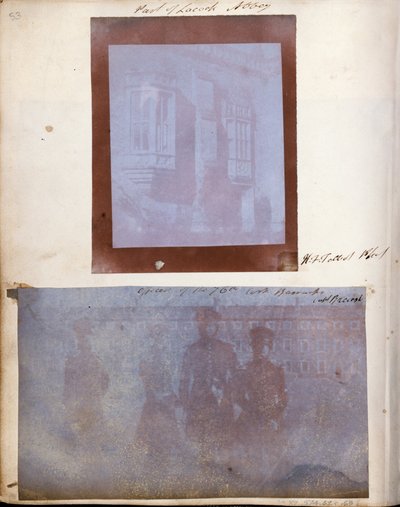 Section of the South Front of Lacock Abbey by William Henry Fox Talbot